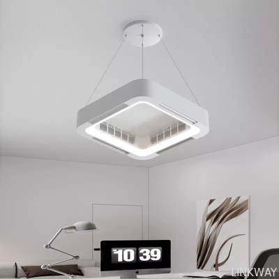 Wholesale factory Custom BLDC Ceiling Fan Remote Control Modern Bladeless Ceiling Fan With Light