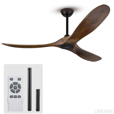 Manufacturer 3 Blades Modern LED Ceiling Fans 60 Inch Outdoor Indoor Ceiling Fan Without Light