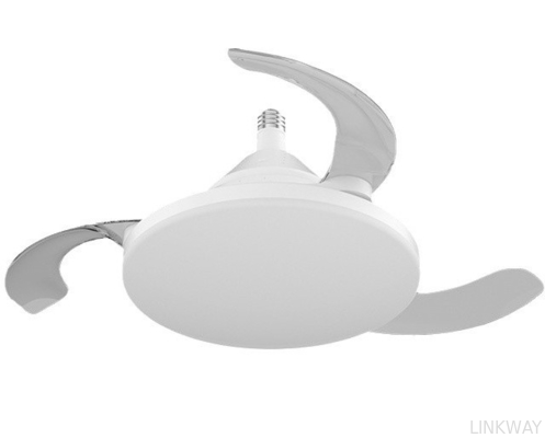 wholesale  3 Color Stepless Dimming Invisible Blade Ceiling Fan With LED Light And Remote