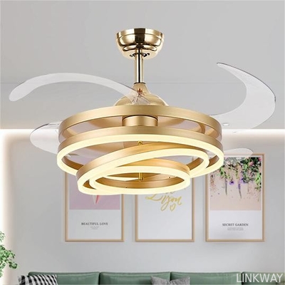 wholesale   Bedroom Decor Nordic Ceiling Fan Remote Control Restaurant Ceiling Fan Lamp