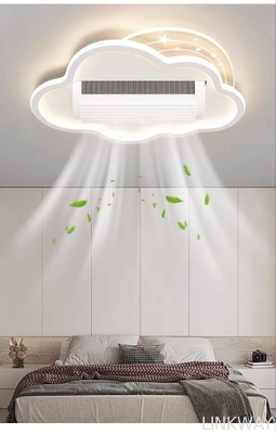 wholesale   Three Color Strong Wind Ceiling Fan Light Anti Flicker Silent Ceiling Fan With Light And Remote