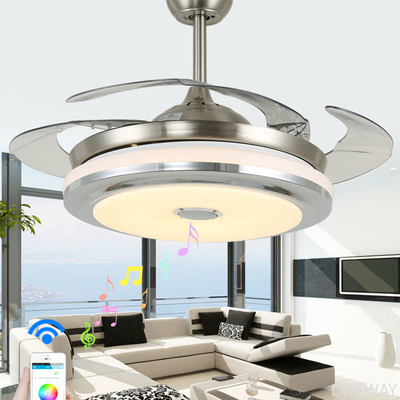 wholesale   Vintage Home Ceiling Fans Customized Size Modern Flush Mount Ceiling Fan With Light