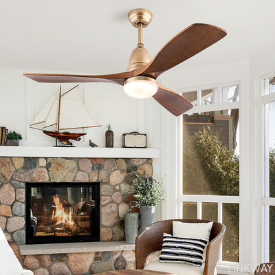 Manufacturer Modern 3 Blade Ceiling Fan 52 Inch Ceiling Fan With Light And Remote Control