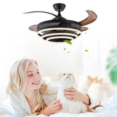 Factory Modern Bedroom Lighting Fixtures Invisible Ceiling Light With Fan And Remote Control