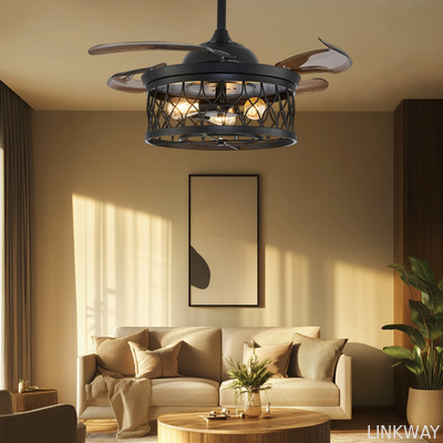 wholesale   Energy Saving Ceiling Fan Remote Control Industrial Style Ceiling Fans For Home