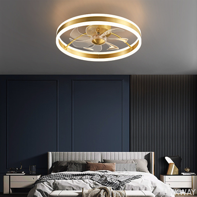 Manufactory Simple Indoor Fan Light Energy Saving Decorative Ceiling Fans With Lights For Living Room