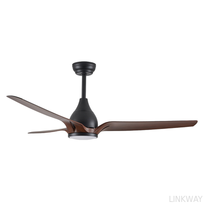 Wholesale factory Dimmable Remote Control ABS Ceiling Fan Light Helicopter DC Motor Modern LED Ceiling Fan