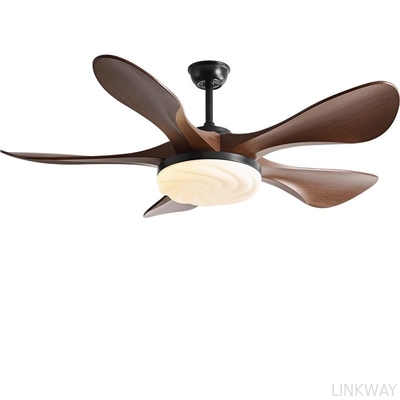 Manufacturer Cream Wind Wooden Blade 48 Inch Ceiling Fan With Light And Remote Control