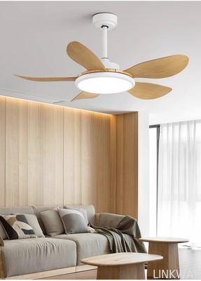 Manufacturer Large Wind Power Electric Fan Pendant Light Five Leaf Solid Wood Ceiling Fan