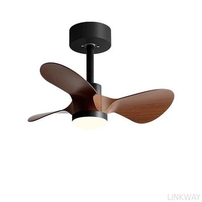 Wholesale factory 20 Inch Small Ceiling Fan Light American Retro Silent Electric Fan Pendant Light