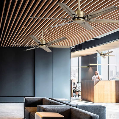 NEW Style 48 52 56 Inches Dc Ac Modern Indoor Energy Efficient Stainless Steel / Wood Blades Ceiling Fan With Led Light
