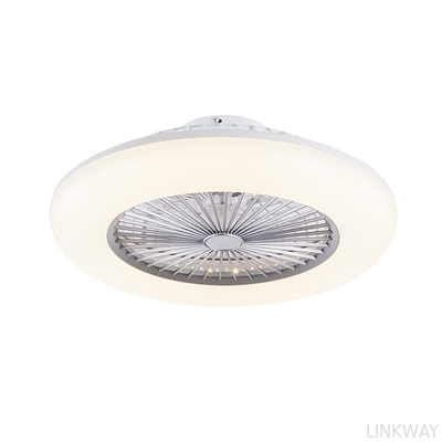 Manufacturer Minimalist Style Fresh and Natural Style with Any Scene Household Universal Bright LED Ceiling Fan