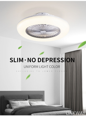 Manufacturer Minimalist Style Fresh and Natural Style with Any Scene Household Universal Bright LED Ceiling Fan