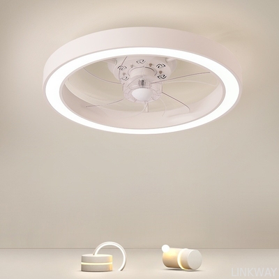 Factory 2025 New Lighting Japanese Standard Cross-Border Fan Light LED Ceiling Fan Integrated Bedroom Dining Room ABS Lamp