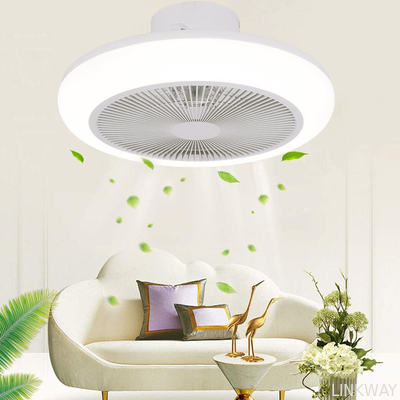 Factory Modern Design LED Ceiling Light with Remote Control Fan E27 for Luxury Indoor Decor in Bedroom Hotel ABS Lamp Body Living Room