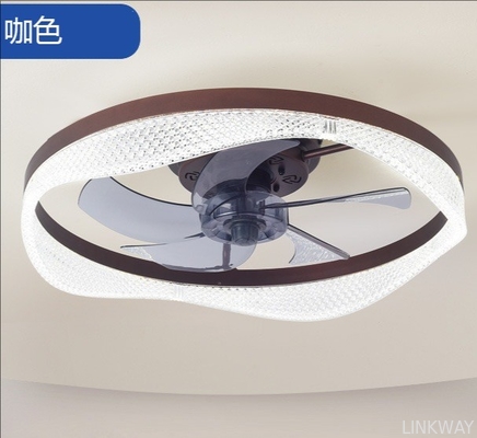 Wholesale    Bedroom Ceiling Fan Light LED 60W Variable Frequency Dimmable Restaurant Mute Invisible Ceiling Fan With Lighting