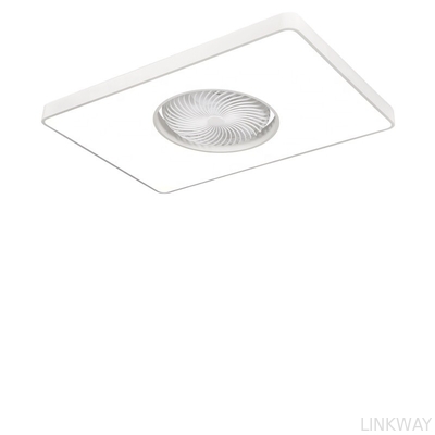 Wholesale    XD1 48cm Small Modern Bladeless Ceiling Fan with Led Light Remote Control Flush Mount Living Room Bedroom Children Invisible