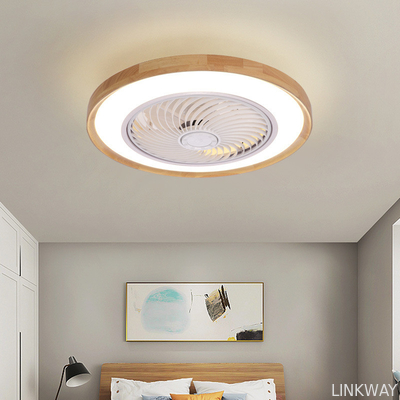 Wholesale   New Bedroom Wood LED Ceiling Fan Lamp with Remote Control Home Decorative Lighting Fans Ceiling Fan with Light