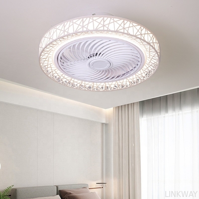 wholesale   Bladeless Ceiling Fan with Light Fan Lamp with App Control Tuya Alexa Google Control