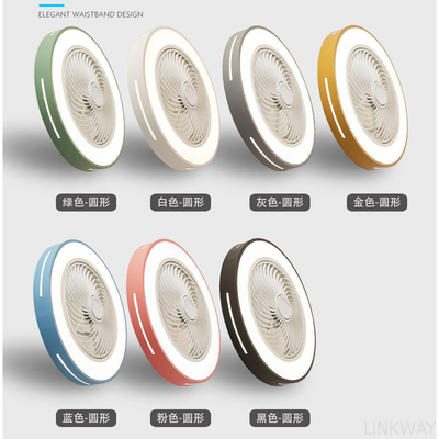 Manufactory Ultra-Thin LED Lighting Lamp Nordic Style DC Inverter Fan 220V Remote Control for Home Modern Bedroom Living Room