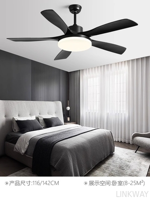 Wholesale factory 56-Inch Country Style LED Ceiling Fan Light DC Remote Control Decorative
