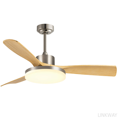Wholesale  Modern 42/52 Inches Ceiling Fan Light 3 Blades DC Motor Remote Control Switch Iron Lamp Body Black/White Color