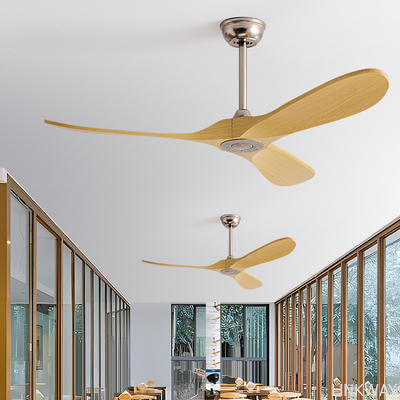 Wholesale   Stylish 52-Inch Large Ceiling Fan With 3 Durable ABS Blades Modern Simple Design Remote Control