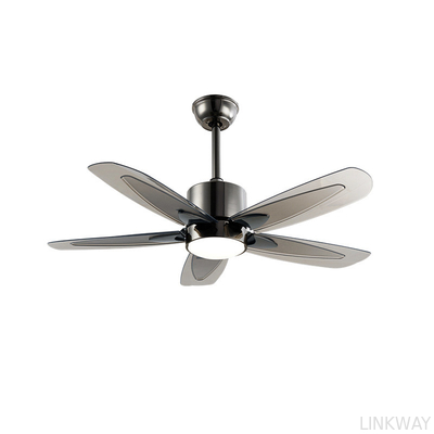 Wholesale Factory Modern Minimalist Tri-Color ABS Industrial Hanging Fan Light Big Wind AC Motor Remote Control Iron For Living Dining Room LED
