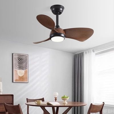 Factory 38-Inch Modern LED Ceiling Fan with 3 Blades DC Motor Remote Control Switch Project Installation for Living Room Interiors