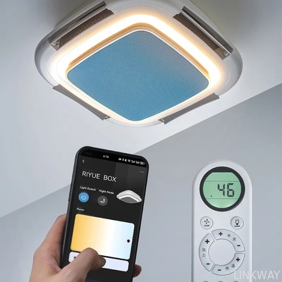 Wholesale factory Model 7023 Newest Smart Ceiling Fan with Light Bedroom Fan Light Vaneless Fan Ceiling Light