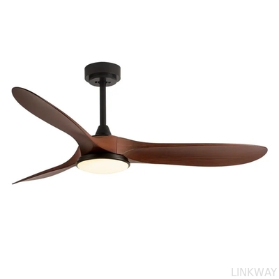 wholesale   HFBH Model 666 52'' Simple Decorate Style Wood Color Ceiling Fan Light