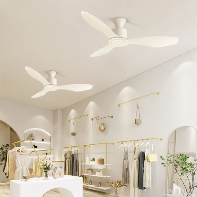 wholesale  factory Model 630 Modern Design 48 Inch Ceiling Fan with White ABS Blade