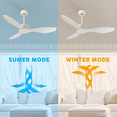 Wholesale factory Domestic ABS Fan 3 Blades 42 Inches Remote Control Frequency Conversion Ceiling Fan
