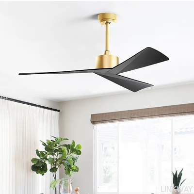 Wholesale Factory Model 908 Bldc Modern New Design 52 Inch Ac Dc Best Ceiling Fan with Remote Control ABS 3 Blade