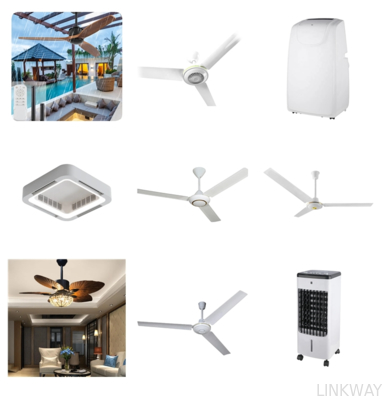 Wholesale factory Propeller 52 Inch Smart Ceiling Fan with Light and Remote Control