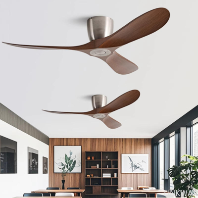 Wholesale factory Propeller 52 Inch Smart Ceiling Fan with Light and Remote Control