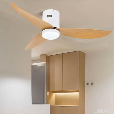 Factory Ceiling Fan Lights in 42" and 52" Sizes with 3 ABS Blades DC Silent Motor Adjustable Speed Settings