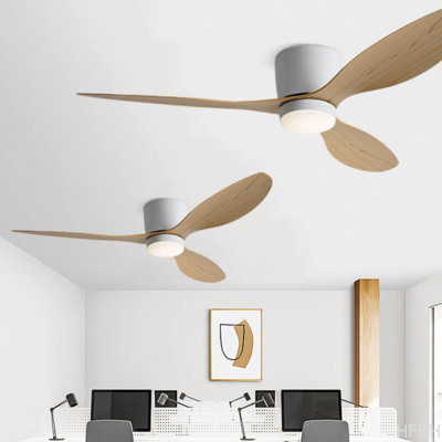 Factory Silent DC Motor 3 ABS Reversible Blades Black And White Styles 42 Inches 6 Speed Indoor Ceiling Fan