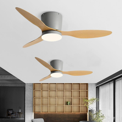 Factory Silent DC Motor 3 ABS Reversible Blades Black And White Styles 42 Inches 6 Speed Indoor Ceiling Fan