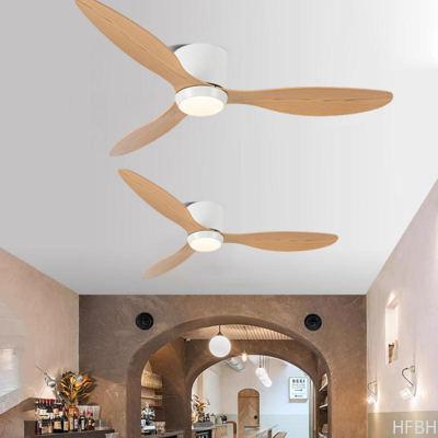 Factory Ceiling Fan with Lightwhite 36 Inches Dc Motor Low Profile Ceiling Fan with Remote Control