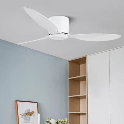 Factory Ceiling Fan with Lightwhite 36 Inches Dc Motor Low Profile Ceiling Fan with Remote Control