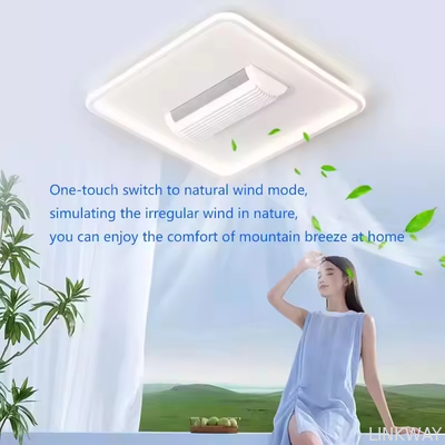 Wholesale factory Modern Luxury Decorate Room or Hotel Ceiling Fan Light Recessed Smart LED Ceiling Fan Lamp With Remote Control