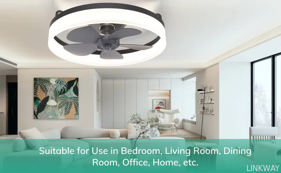 Wholesale factory Modern Dimmable Led Fan Ceiling Light Led Remote Control