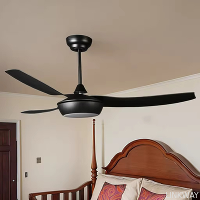 Wholesale  Modern Design 120v-220v Indoor LED Ceiling Fan Light with DC Motor ABS Body & Remote Control Energy Efficient for Home Office