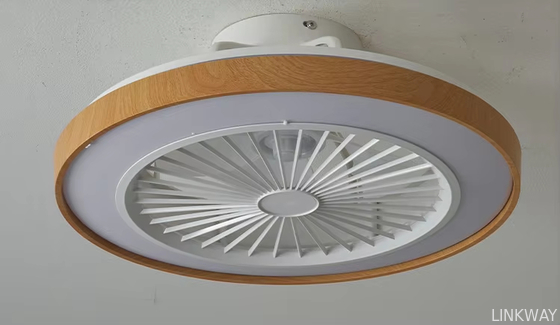 Wholesale factory 2025 Summer Hot Sale Ceiling Fan Light for Bedroom Tiny House 50CM Ceiling Fan with Light 72W Including Remote APP Control