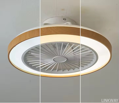 Wholesale factory 2025 Summer Hot Sale Ceiling Fan Light for Bedroom Tiny House 50CM Ceiling Fan with Light 72W Including Remote APP Control