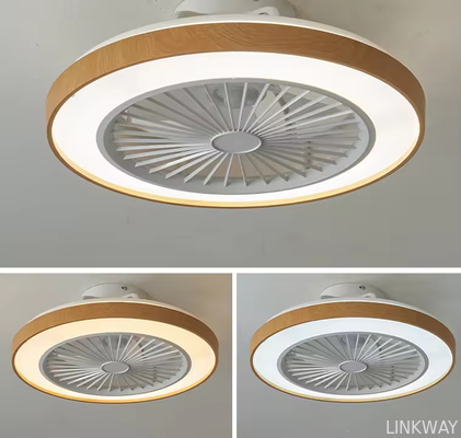 Wholesale factory 2025 Summer Hot Sale Ceiling Fan Light for Bedroom Tiny House 50CM Ceiling Fan with Light 72W Including Remote APP Control
