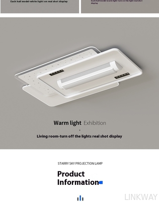 Wholesale factory English Voice Control LED Ceiling Fan Light Living Room Leafless Bedroom Soft Wind Invisible Fan Light Mute Eye