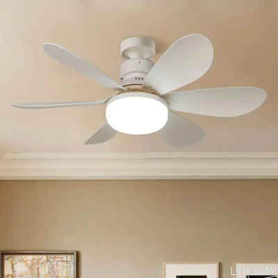 Wholesale   Socket Fan Light with Remote E27 Base 20.5'' Small Screw in Ceiling Fans with Lights 3 Speeds and 3 Color Dimmable Fan Light Bulb