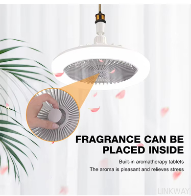 wholesale  New Product Remote Control 3 Gear Wind Speeds E27 Base 6Inch Small LED Ceiling Fans Lights